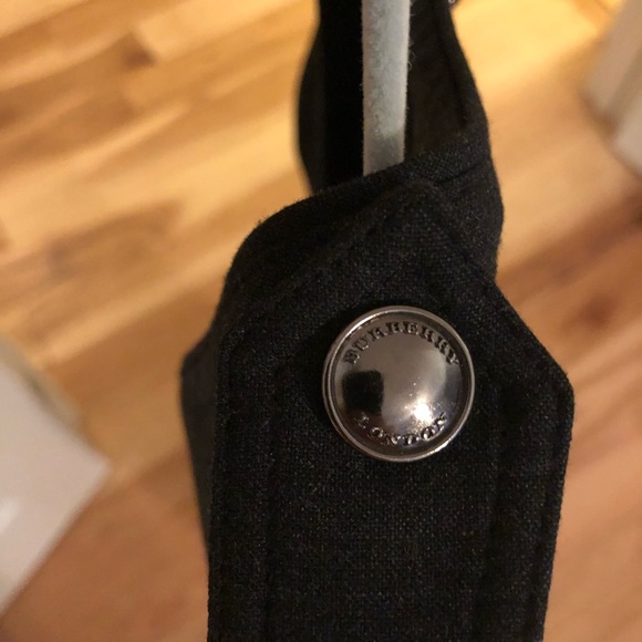 Burberry London (like new) Dark grey & black dress, fits more like a size 2 ) - Picture 11 of 16